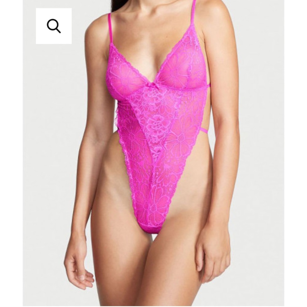 Victoria's Secret Very Sexy Lacie Unlined High Leg Teddy